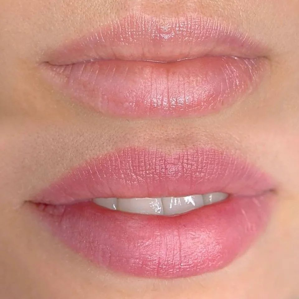 Перманент губ — до и после 3